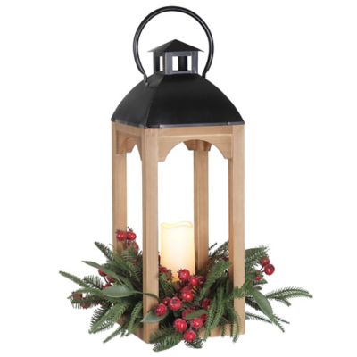Red Shed Wooden Christmas Lantern — clearance deal at Tractor Supply