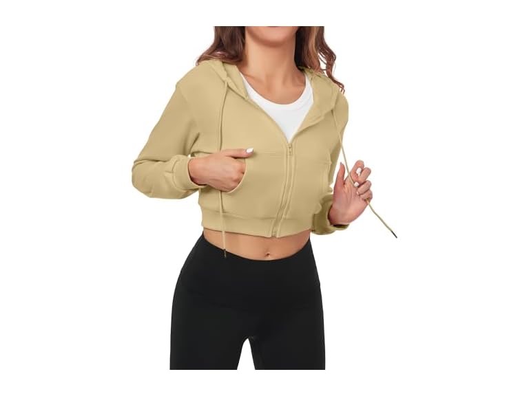 Fkeep Cropped Zip Hoodie — clearance deal at Woot